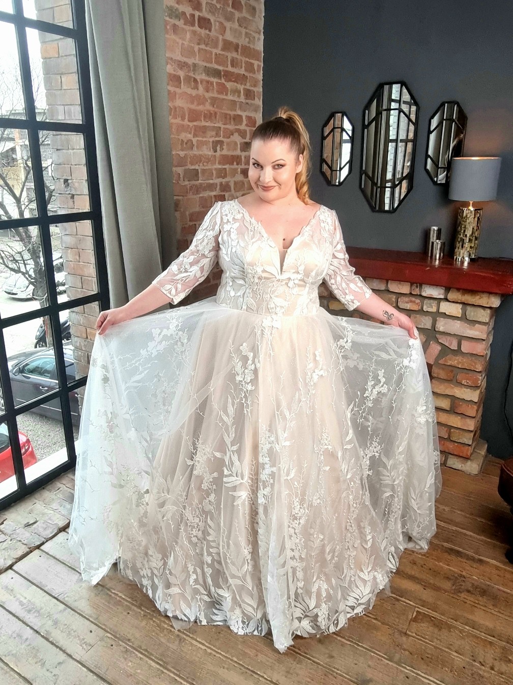 plus size bridesmaid dress
