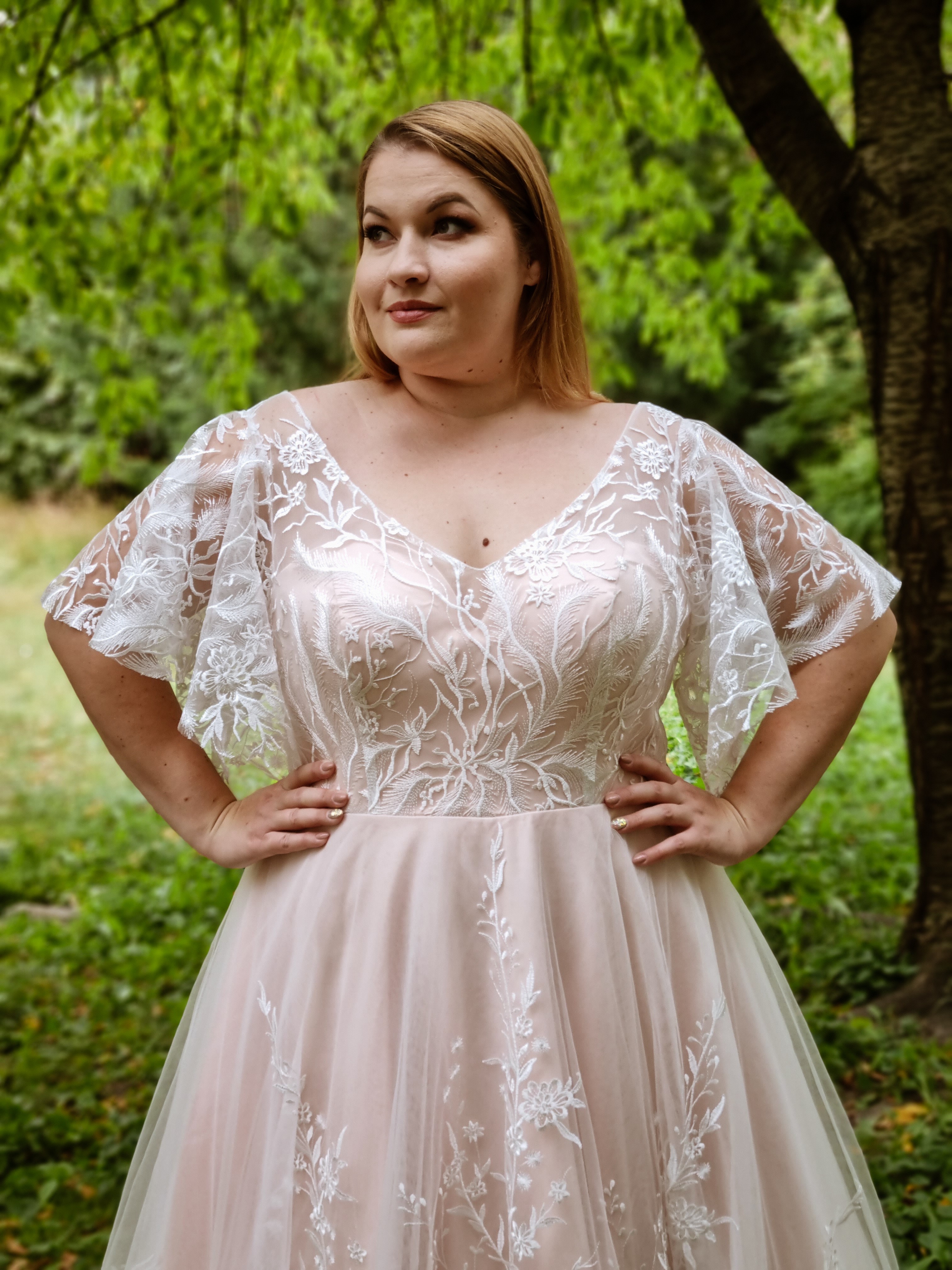 ARIEL plus size wedding - LASABINA Plus Size Bridal